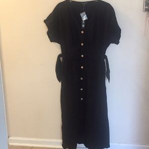 AS U WISH black dress short sleeve sz Large